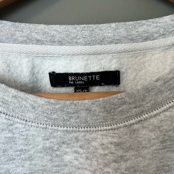 Brunette the Label Classic Crewneck Sweatshirt - Size XS/S - Picture 4 of 4